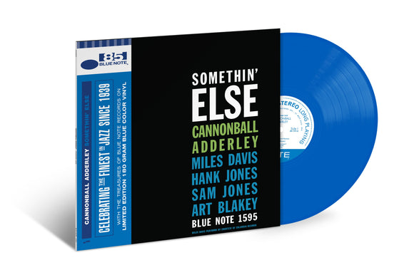 CANNONBALL ADDERLEY – SOMETHIN' ELSE (INDIE EXCLUSIVE BLUE VINYL) LP <br>PREORDER out 7/12/2024 •