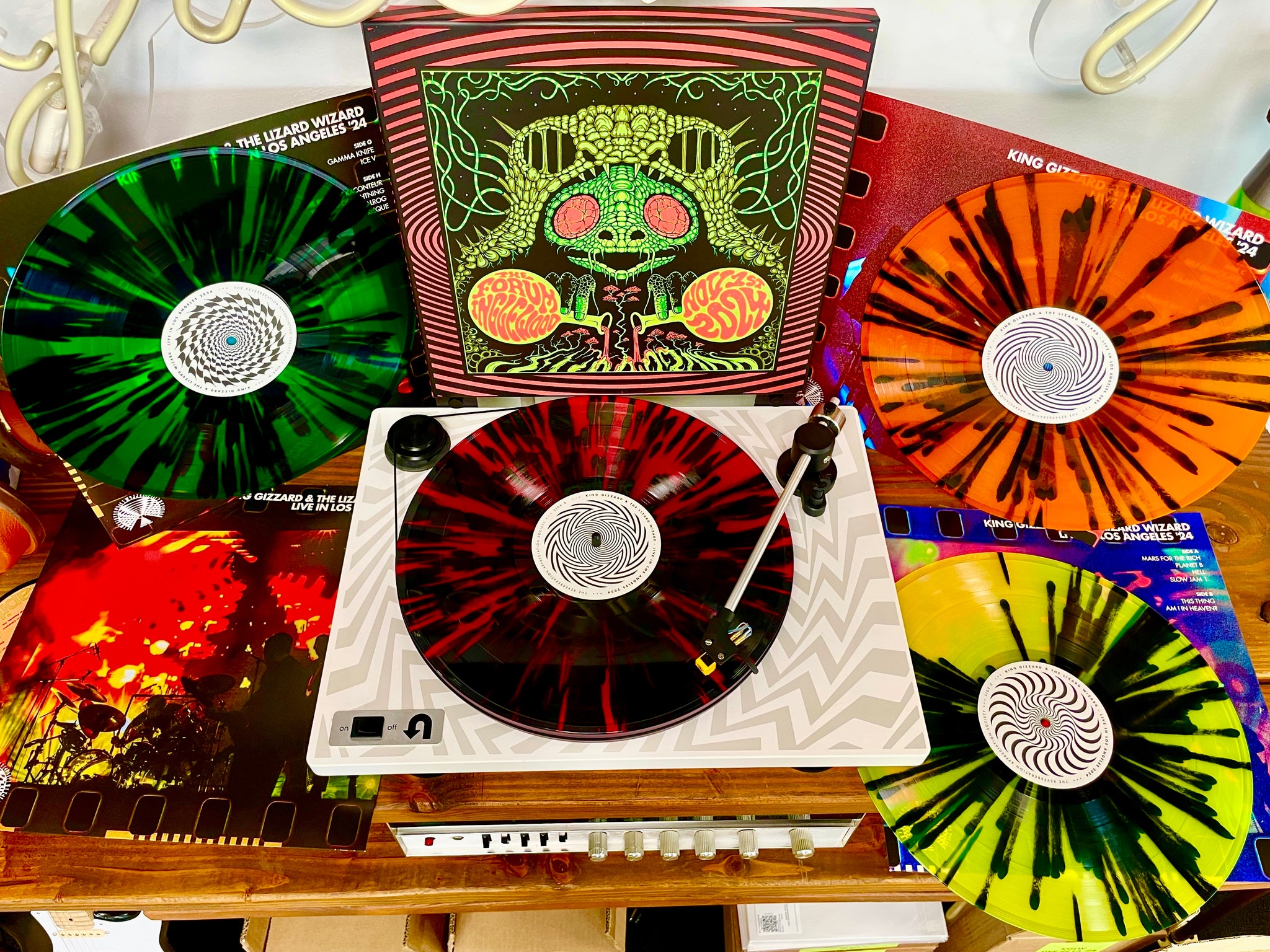 KING GIZZARD & THE LIZARD WIZARD LIVE IN LOS ANGELS 24 (4LP COL LP