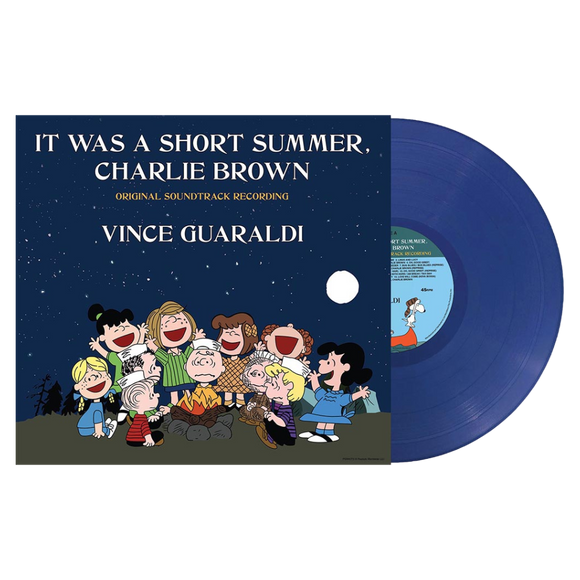 VINCE GUARALDI – IT WAS A SHORT SUMMER, CHARLIE BROWN (SUMMER NIGHT BLUE VINYL) (RSD ESSENTIALS) LP <br>PREORDER out 7/5/2024 •