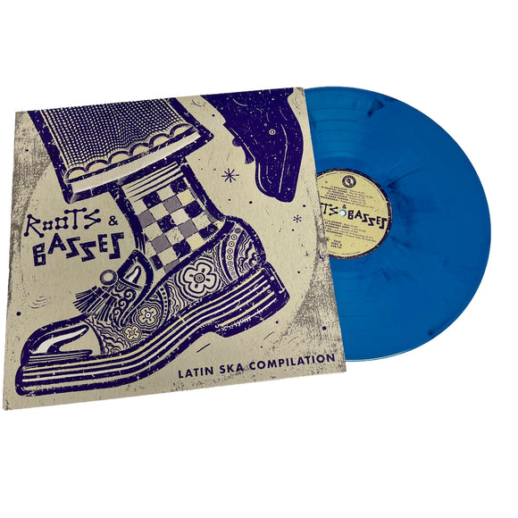 ROOTS & BASSES – LATIN SKA COMPILATION (BLUE MARBLE VINYL) - LP •