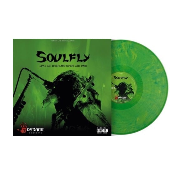 SOULFLY – LIVE AT DYNAMO 1998 (GREEN MARBLE) - LP •