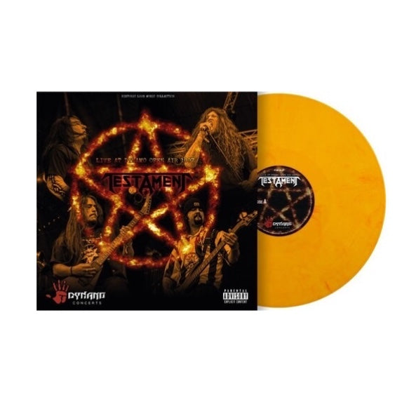 TESTAMENT – LIVE AT DYNAMO OPEN AIR 1997 (YELLOW MARBLE) - LP •