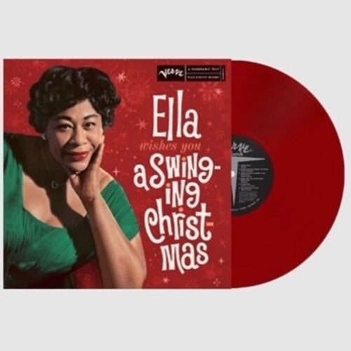 FITZGERALD,ELLA – ELLA WISHES YOU A SWINGING CHRISTMAS (RED VINYL) - LP •