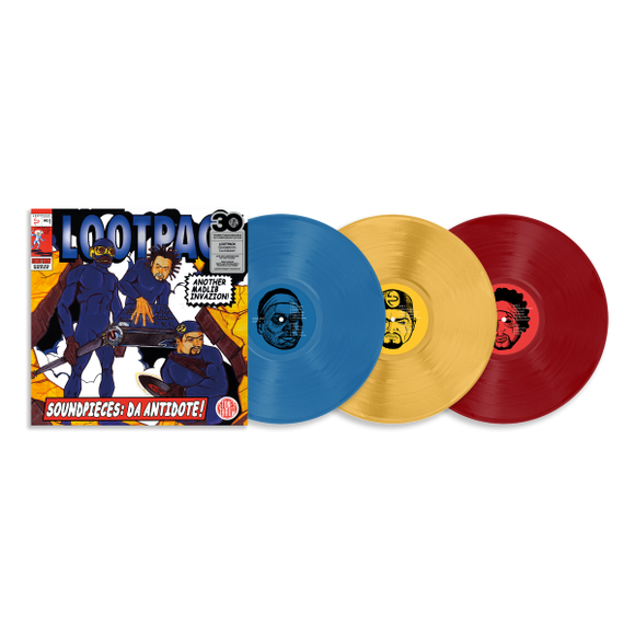 LOOTPACK SOUNDPIECES: DA ANTIDOTE (BLUE LP – Lunchbox Records LOOTPACK SOUNDPIECES: DA ANTIDOTE (BLUE LP – Lunchbox Records