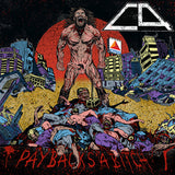 C4 – PAYBACK'S A BITCH (WHITE W/ORANGE & AQUA SPLATTER) - LP •