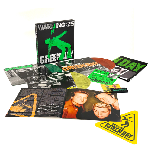 GREEN DAY – WARNING (INDIE EXCLUSIVE 25TH ANNIVERSARY BOX 5LP COLORED VINYL) - LP •