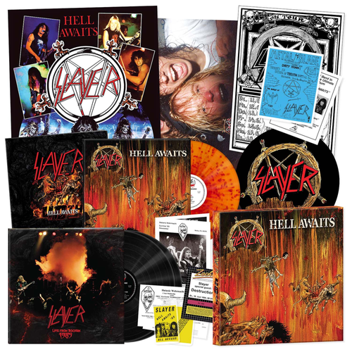 SLAYER HELL AWAITS (W/BOOK) (COLV) (G LP – Lunchbox Records