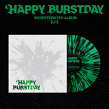 SEVENTEEN – SEVENTEEN 5TH ALBUM HAPPY BURSTDAY (GREEN W/ BLACK SPLATTER) - LP •