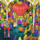 DANCE GAVIN DANCE – JACKPOT JUICER (BLUE/BLACK/RED SPLATTER) - LP •
