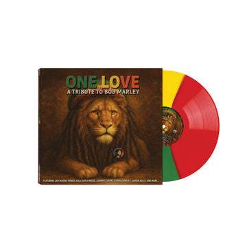 ONE LOVE: VARIOUS ARTISTS – TRIBUTE TO BOB MARLEY (RED/YELLOW/GREEN) - LP •