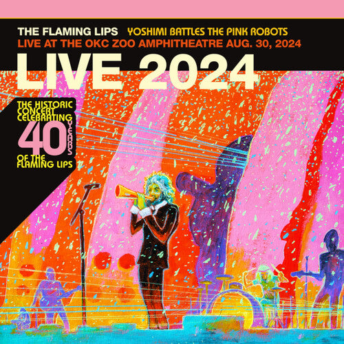 FLAMING LIPS – YOSHIMI BATTLES THE PINK ROBOTS LIVE AT THE OKC ZOO AMPHITHEATRE 2024 (LIVE) - CD •