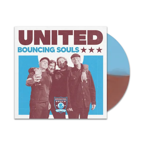 BOUNCING SOULS – UNITED (MAROON & BLUE SPLIT VINYL) - 7