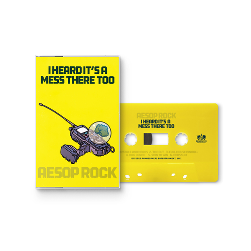 AESOP ROCK – HEARD IT'S A MESS THERE TOO - TAPE •