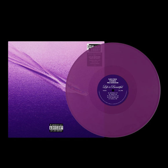 JUNE,LARRY  & 2 CHAINZ & THE ALCHEMIST – LIFE IS BEAUTIFUL (CHOPPED NOT SLOPPED) (TRANSLUCENT PURPLE) (RSD BLACK FRIDAY 2025) - LP •