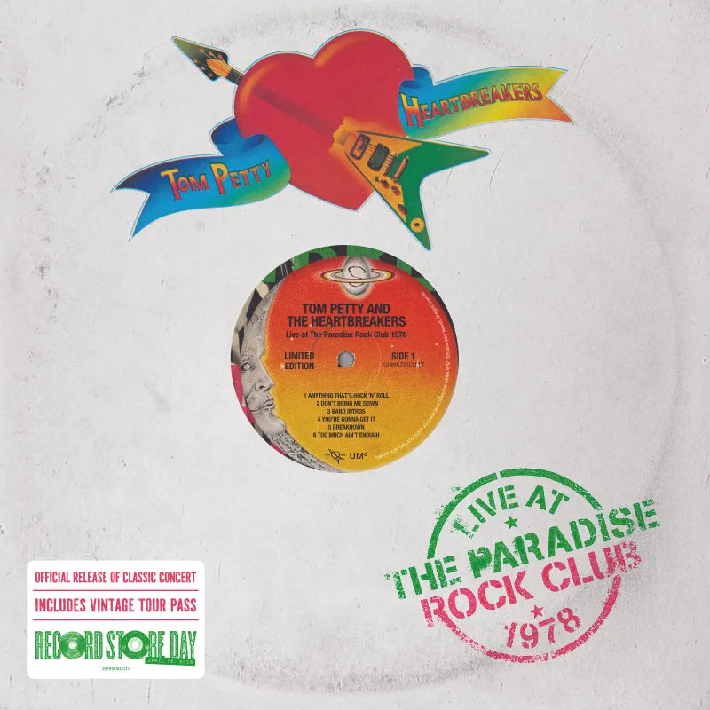 PETTY,TOM & THE HEARTBREAKERS LIVE AT THE PARADISE ROCK CLUB LP