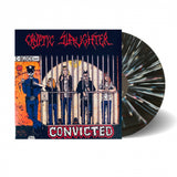 CRYPTIC SLAUGHTER – CONVICTED (BLACK ICE RED WHITE CYAN SPLATTER) - LP •