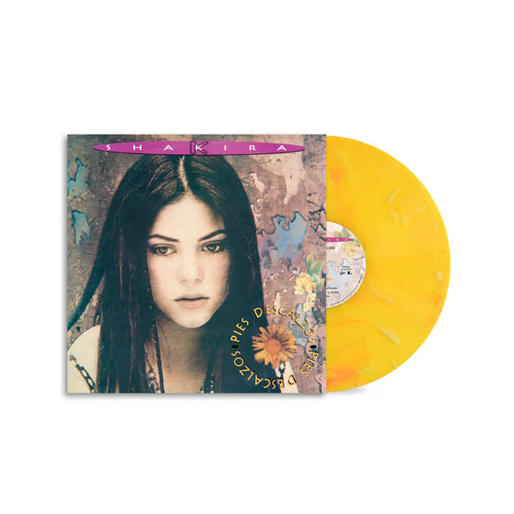 SHAKIRA – PIES DESCALZOS (YELLOW/RED SWIRL)  - LP •