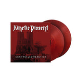 KINETIC DISSENT – CONTROLLED REACTION (DISTORTED BLOOD RED & BLACK MARBLE) - LP •