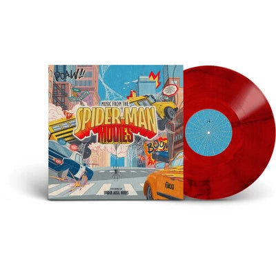 LONDON MUSIC WORKS – MUSIC FROM SPIDER-MAN MOVIES (RED MARBLED) - LP •