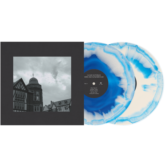 CLOUD NOTHINGS – HERE AND NOWHERE ELSE (10TH ANNIVERSARY - INDIE EXCLUSIVE ROYAL BLUE & WHITE ASIDE/BSIDE) 2XLP <br>PREORDER out 10/18/2024 •