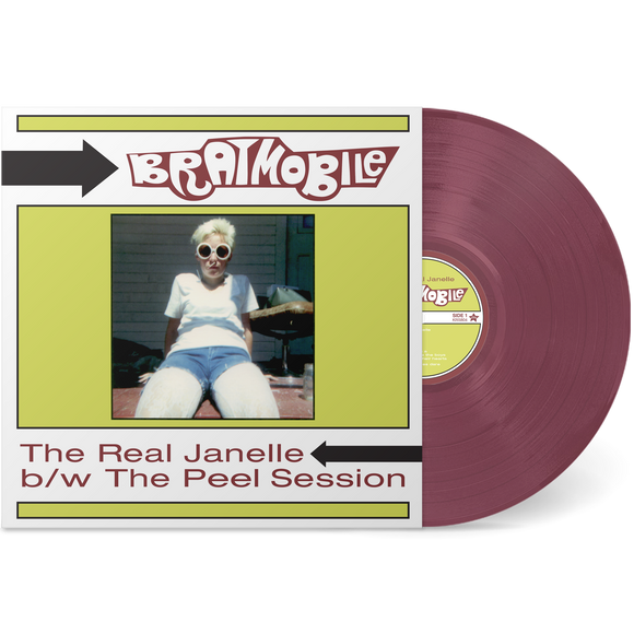 BRATMOBILE – REAL JANELLE & PEEL SESSION (MAROON VINYL) (RSD BLACK FRIDAY 2025) - LP •