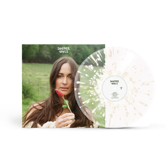 KACEY MUSGRAVES – DEEPER WELL (INDIE EXCLUSIVE TRANSPARENT SPILLED MILK VINYL) LP <br>PREORDER out 3/15/2024 •