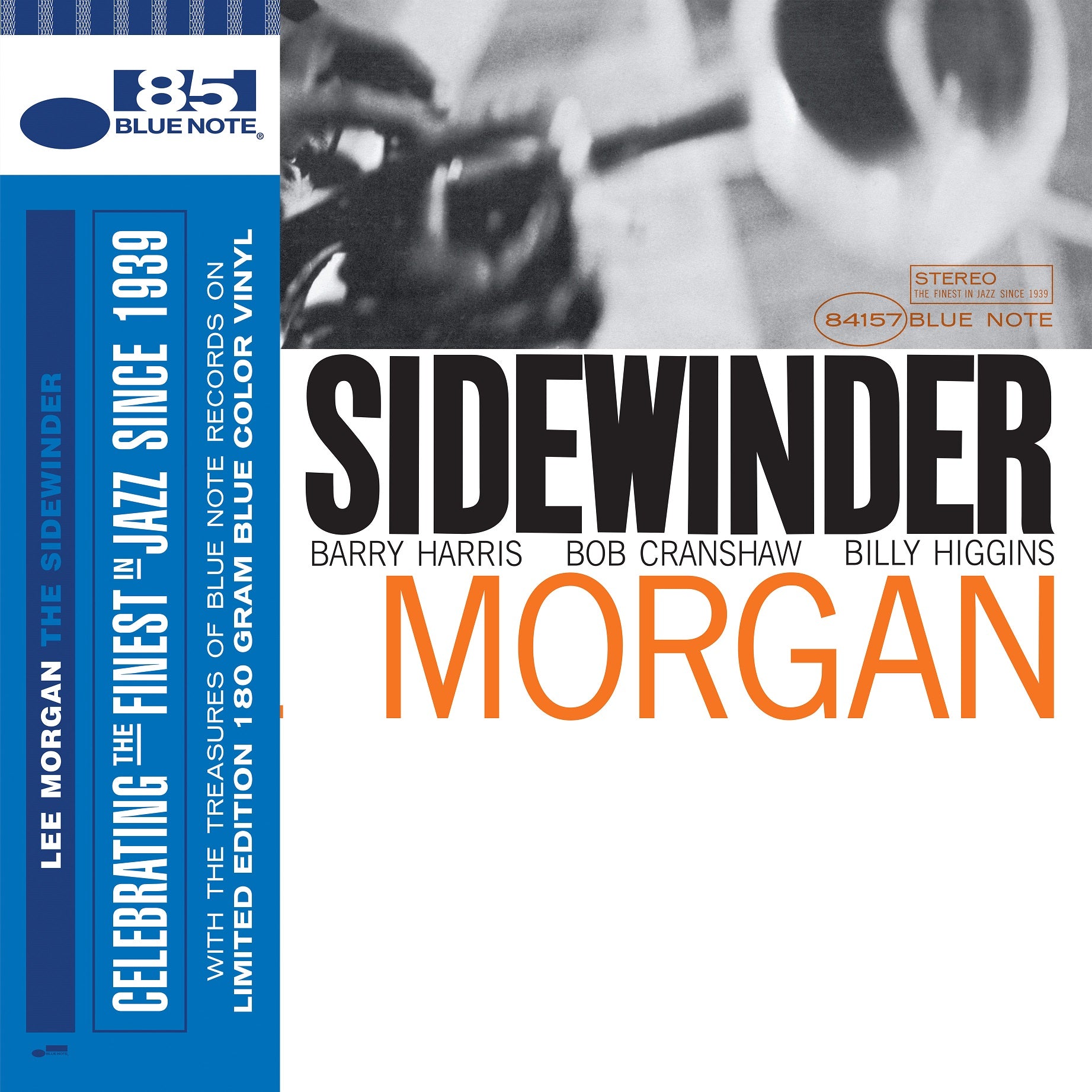 LEE MORGAN SIDEWINDER (INDIE EXCLUSIVE BLUE VINYL) LP PREORDER out 7/12/2024