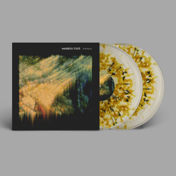 MARIBOU STATE – PORTRAITS (INDIE EXCLUSIVE YELLOW & BLACK ON CLEAR SPLATTER) - LP •