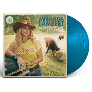 LAMBERT,MIRANDA – POSTCARDS FROM TEXAS (SEA BLUE VINYL) - LP •