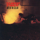 RATT – OUT OF THE CELLAR (40TH ANNIVERSARY - RED/BLACK SPLATTER W/NEON ORANGE 7 INCH) - LP •