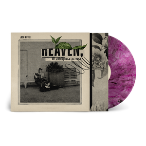 RITTER,JOSH – HEAVEN (TRANSPARENT STRAWBERRY W/BLACK SWIRL EXCLUSIVE) - LP •