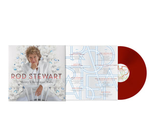 STEWART,ROD – MERRY CHRISTMAS BABY (TRANSLUCENT RUBY) - LP •