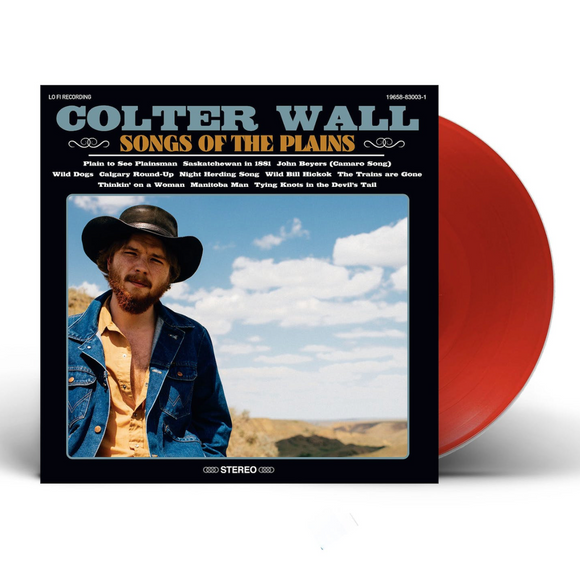 WALL,COLTER – SONGS OF THE PLAINS (RED VINYL) - LP •