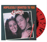 HOPELESSLY DEVOTED TO YOU – VARIOUS (RED W/BLACK SPLATTER) - LP •