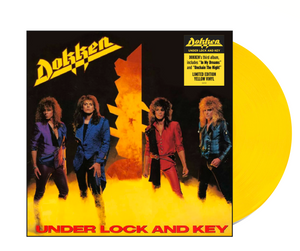 DOKKEN – UNDER LOCK AND KEY (YELLOW VINYL) - LP •