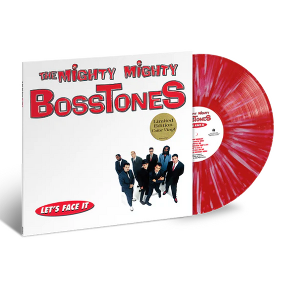 MIGHTY MIGHTY BOSSTONES – LET'S FACE IT (RED W/ WHITE SPLATTER) - LP •