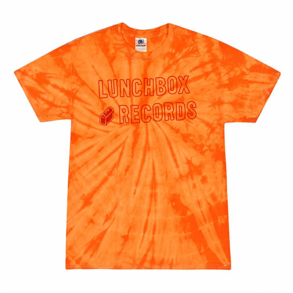 LBX Logo Orange Tie Dye Shirt – Lunchbox Records