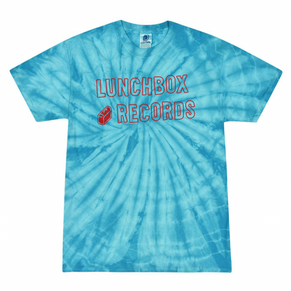 LBX Logo Baby Blue Tie Dye Shirt – Lunchbox Records