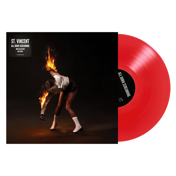 ST. VINCENT  – ALL BORN SCREAMING (INDIE EXCLUSIVE RED VINYL) LP <br>PREORDER out 4/26/2024 •