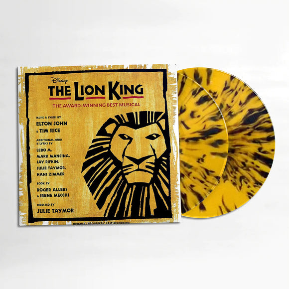 LION KING  – O.B.C.R. (YELLOW & BLACK SPLATTER) - LP •