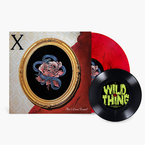 X – AIN'T LOVE GRAND W/BONUS 7 INCH (RED SMOKE VINYL)  (RSD BLACK FRIDAY 2023) - LP •