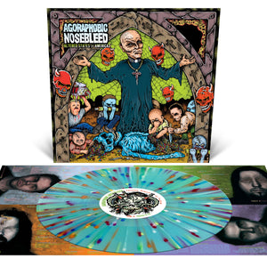 AGORAPHOBIC NOSEBLEED – ALTERED STATES OF AMERICA (ELECTRIC BLUE W/ RAINBOW SPLATTER) - LP •