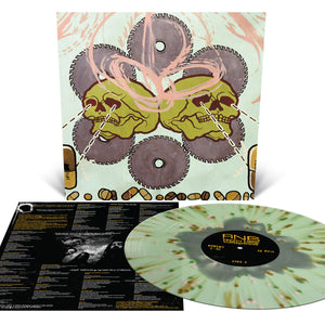 AGORAPHOBIC NOSEBLEED – FROZEN CORPSE STUFFED WITH DOPE (SILVER INSIDE COKE BOTTLE GREEN WITH SPLATTER) - LP •