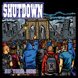 SHUTDOWN – BY YOUR SIDE STILL AGAINST ALL (YELLOW W/ BLUE & RED SPLATTER) - LP •