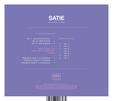 SATIE: THE PIANO WORKS – VARIOUS (CLEAR VINYL) - LP •