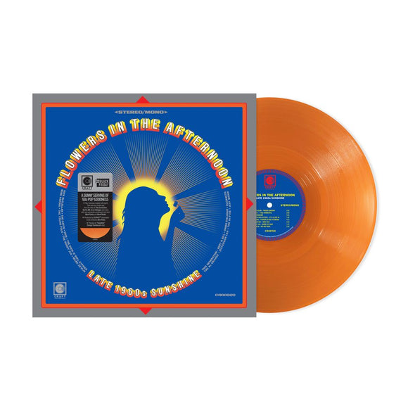 FLOWERS IN THE AFTERNOON: VARIOUS – LATE 1960'S SUNSHINE (TRANSLUCENT ORANGE VINYL) (RSD BLACK FRIDAY 2025) - LP •