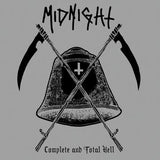 MIDNIGHT – COMPLETE & TOTAL HELL (RED/BLACK MARBLE VINYL) - LP •