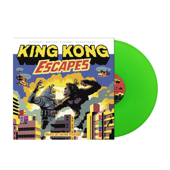 IFUKUBE,AKIRA – KING KONG ESCAPES OST (NEON GREEN VINYL) - LP •
