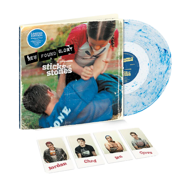 NEW FOUND GLORY – STICKS & STONES (WHIRLPOOL BLUE VINYL) - LP •