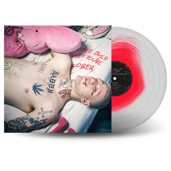 LIL PEEP – COME OVER WHEN YOU'RE SOBER PT.1 (PINK IN CLEAR VINYL) LP <br>PREORDER out 9/27/2024 •